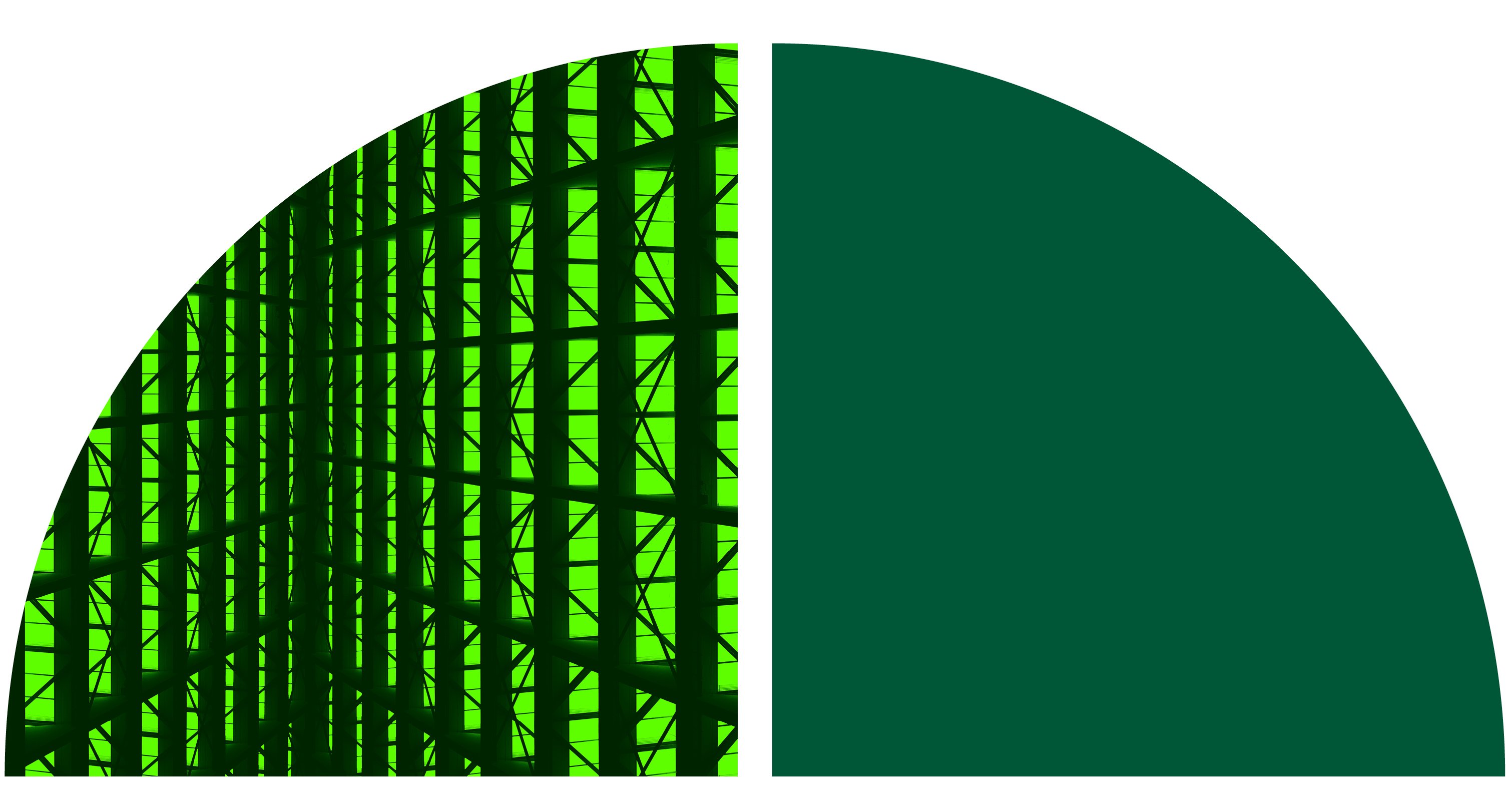 Green grid design.